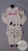 James Rossiter used Honda race suit by Alpinestars.