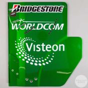 A Jaguar F1 rear wing end plate, 2008.