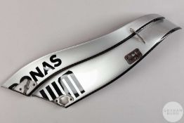 A Mercedes F1 front wing flap, 2018.