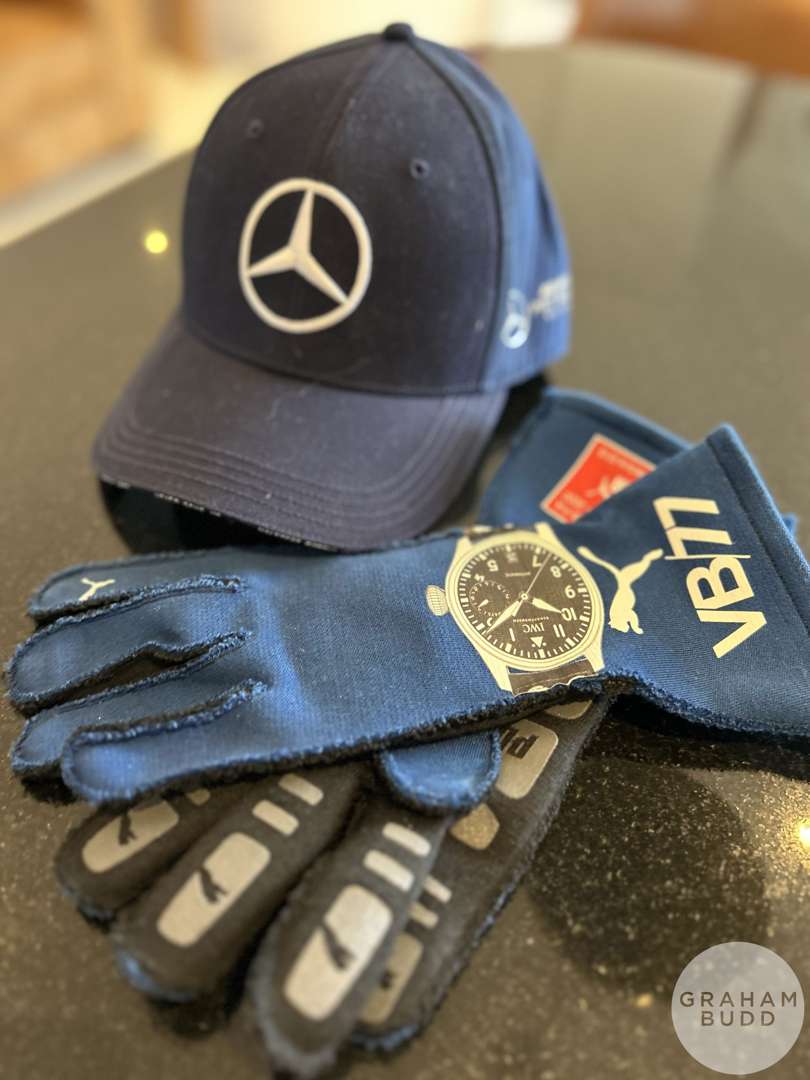 Valtteri Bottas Mercedes F1 memorabilia, race used visor with Finnish flag. - Image 2 of 7