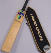 Signed Gunn & Moore cricket bat