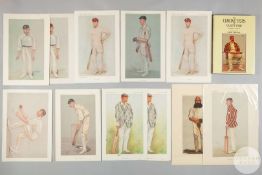 Ten Vanity Fair colour cricket prints