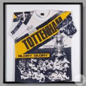 An unofficial Tottenham Hotspur printed t-shirt commemorating the 1991 FA Cup Final victory