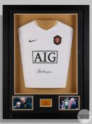 A white 2006-07 Nike Manchester United shirt