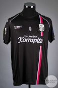 Petar Filipovic black No.5 Lask v. Tottenham Hotspur Europa League shirt, 2020
