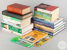 A nice collection of books relating to Cricket