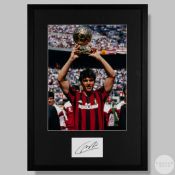 Marco van Basten signed photographic display