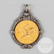 Italian 1934 rugby tournament medal from the Ottorino Barassi Collection