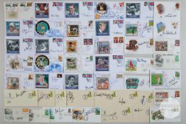 A collection of golf autographed first day covers