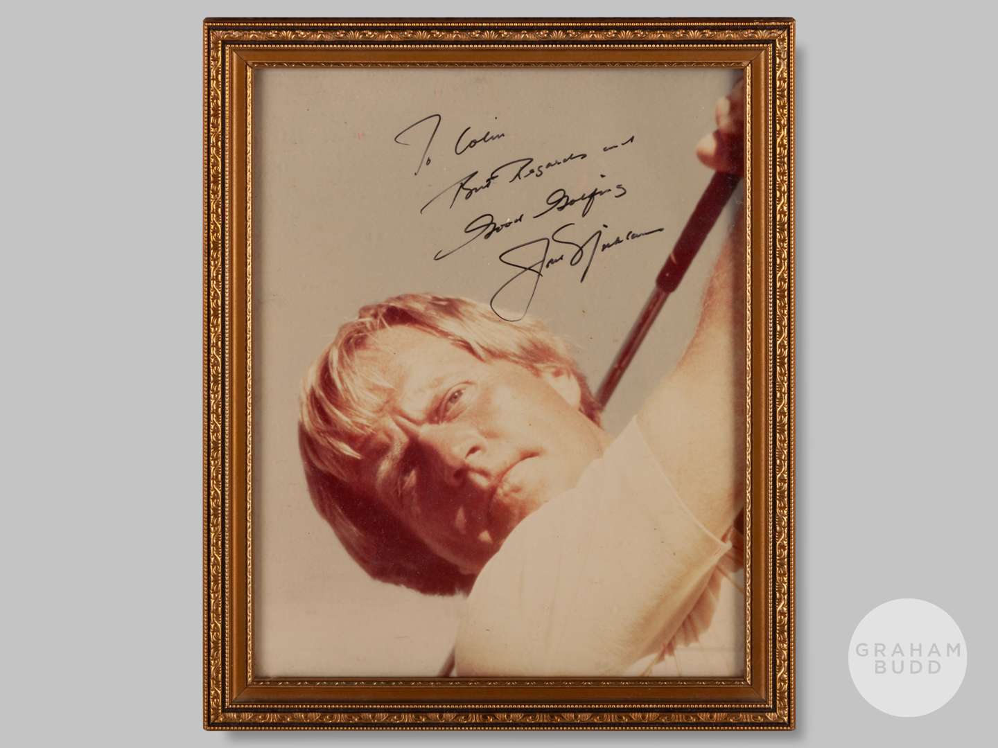 Jack Nicklaus a signed letter to Colin Link (Link and Jackson) from Nicklaus