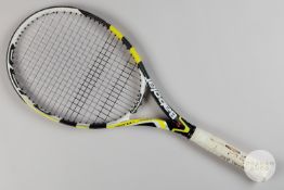 A Rafael Nadal Babolat autographed and match used tennis racquet