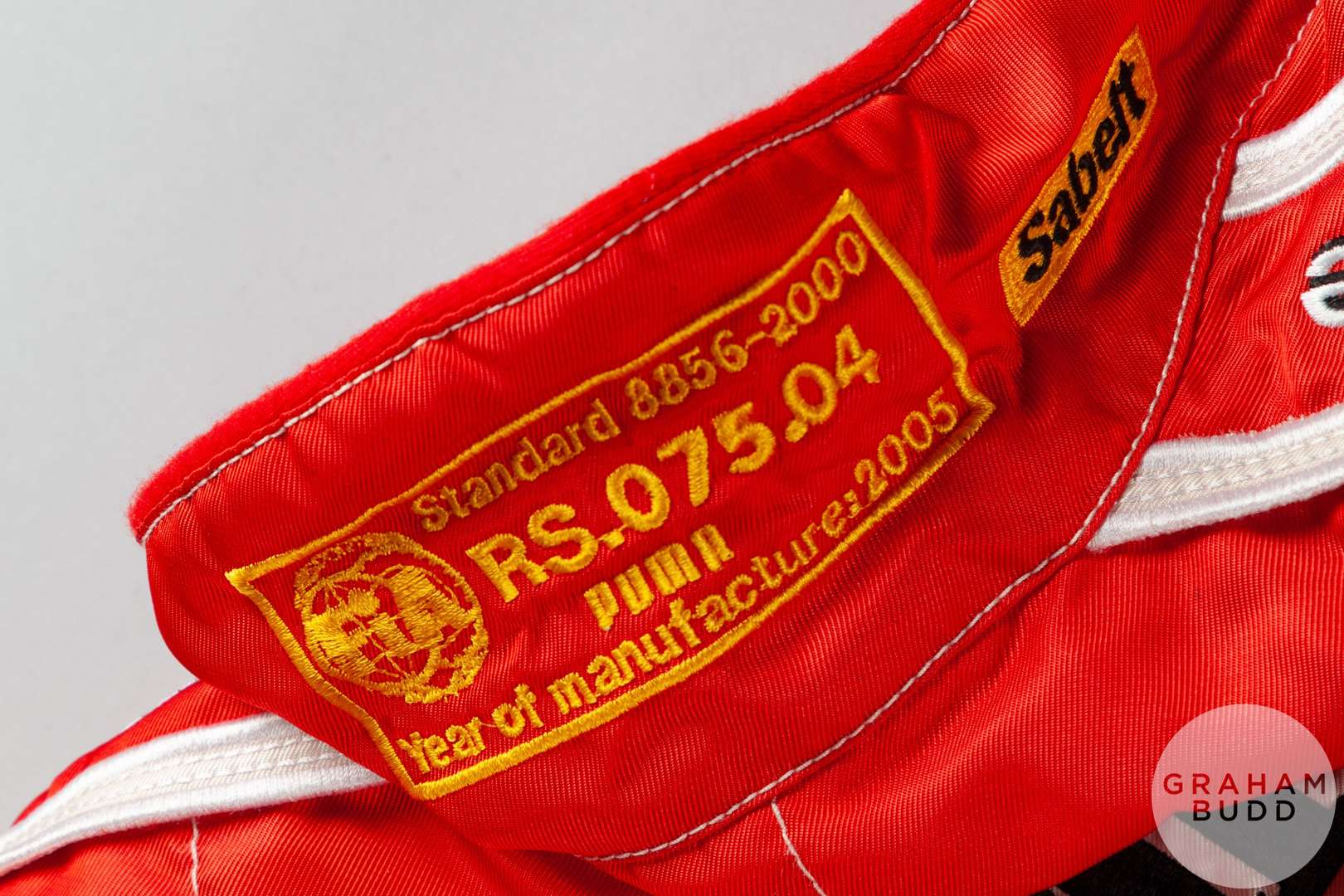 Rubens Barrichello Ferrari 2005 Chinese Grand Prix race worn race suit by Puma. - Image 5 of 7