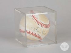 Willie Mays signed Rawlings Official Ball National League baseball