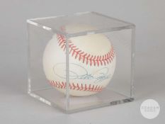 Pete Rose signed Rawlings Official Ball National League baseball
