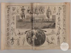 Baseball at Kensington Oval print, played on 12th March 1889