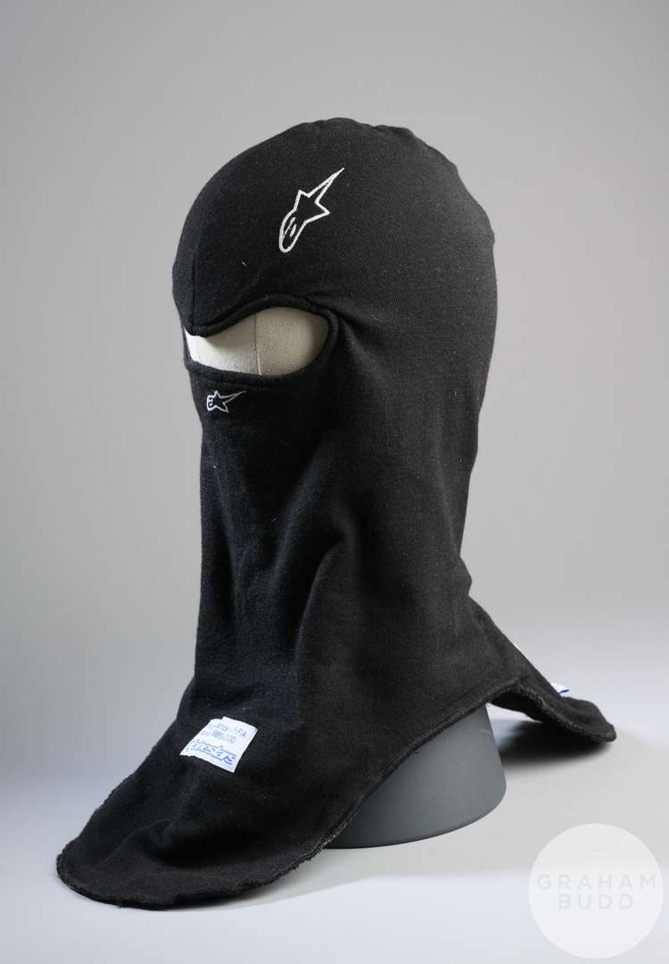 Black BAR Honda mechanic Nomex balaclava.