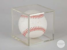 Bret Boone signed Rawlings Official Ball American League baseball