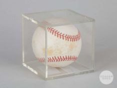 Jack Thomas Snow signed Rawlings Official Ball American League baseball