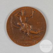 Paris 1900 Exposition Universelle Internationale award medal, designed by Chaplain
