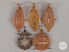9ct gold Carnoustie Instituted Golf Club medal, 1842