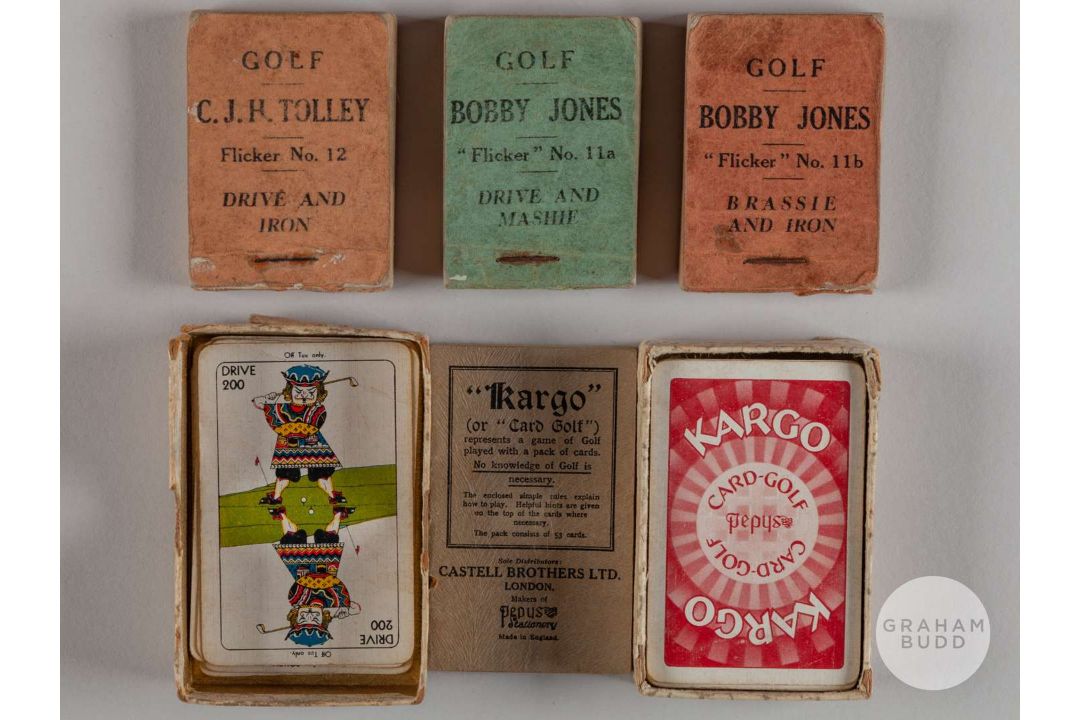 Three golf “Flicker” books
