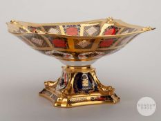 Viv Anderson rare Royal Crown Derby 1128 Imari pattern tazza