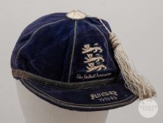 John Aston (Sr) blue England v. Norway International cap, 1948-49