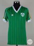 Viv Anderson green & white No.10 Republic of Ireland v. England shirt, 1985