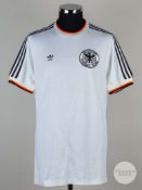 Viv Anderson white No.18 West Germany v. England match issued short-sleeved shirt, 1987