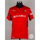 Matthis Abline red No.18 Stade Rennais short-sleeved shirt, 2021-22 - Image 1 of 5