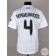 Sergio Ramos white No.4 Real Madrid v. Tottenham Hotspur Champions League shirt, 2011 - Image 2 of 4