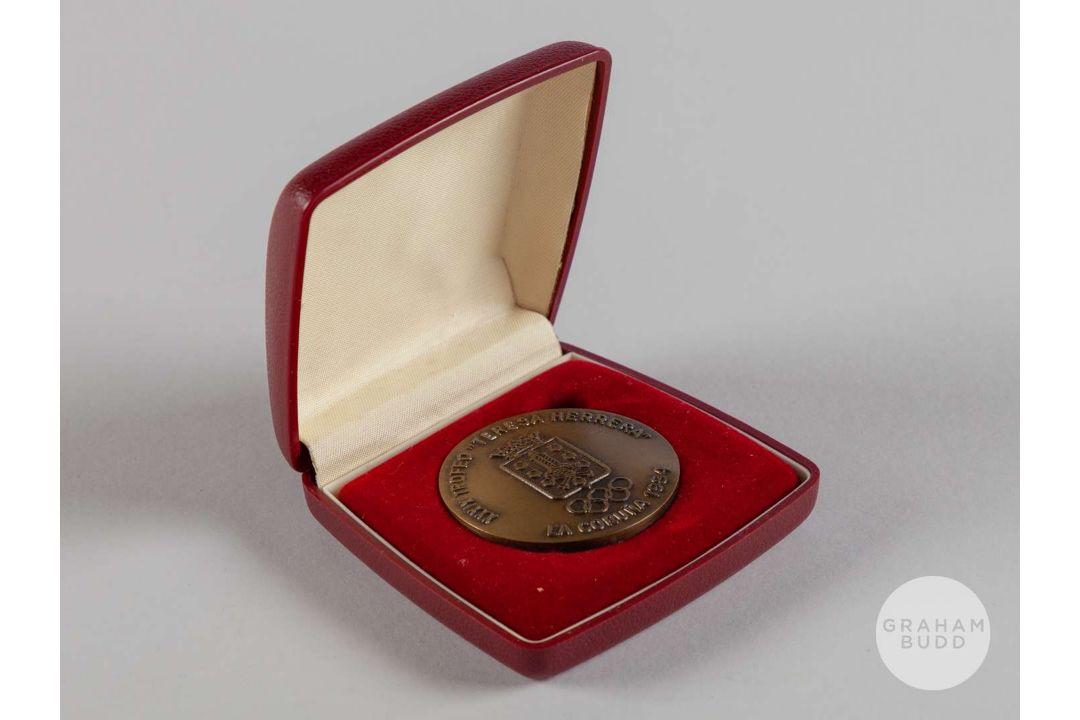 Brian McClair bronze Teresa Herrera Trophy medal, 1984. - Image 3 of 4