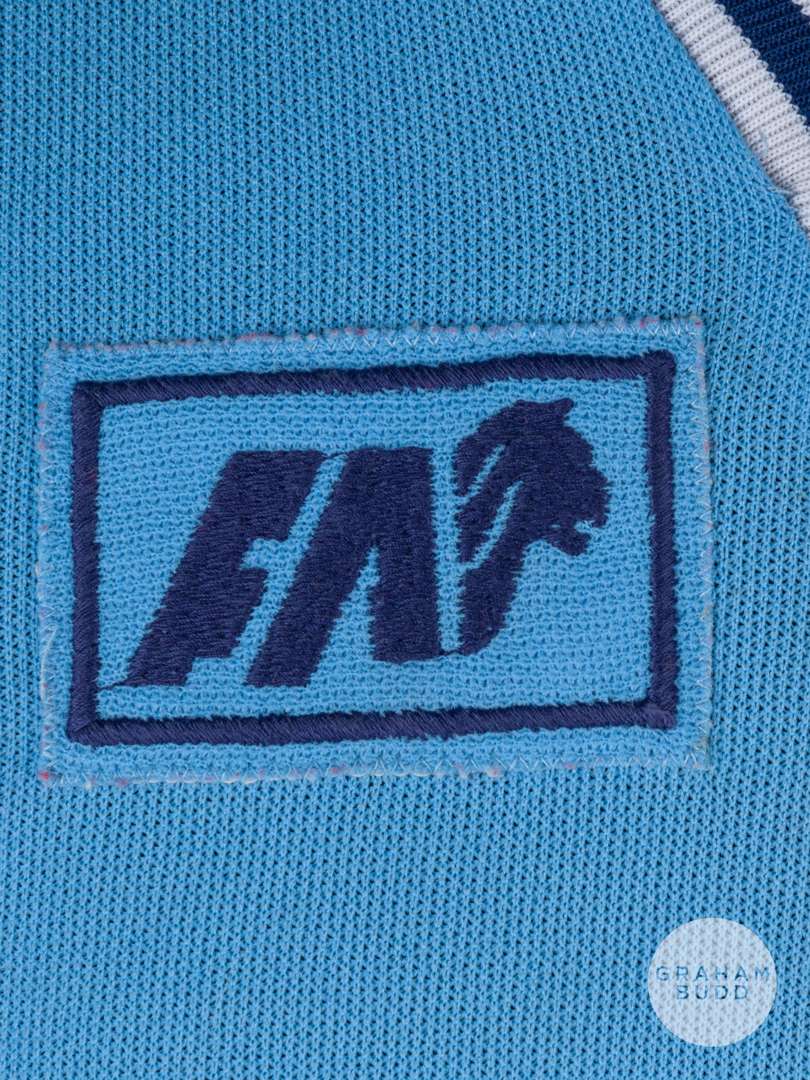 Viv Anderson sky blue No.9 short-sleeved shirt, Admiral - Image 3 of 5