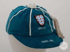 Viv Anderson blue England v. Mexico International Cap, 1985-86
