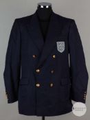 Viv Anderson an official blue England blazer