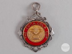 Viv Anderson silver and enamel League Cup runners-up medal, 1992-93