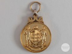 Gordon McQueen a 9ct gold Manchester United v. Brighton & Hove Albion 1983 F.A.Cup Winners medal