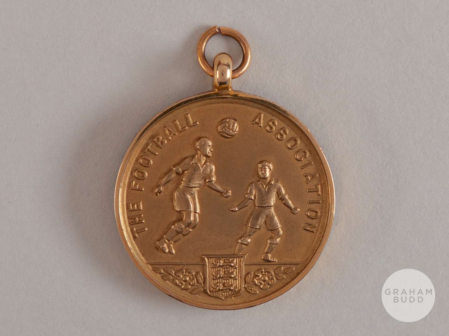 David McCreery 9ct gold Manchester United 1976 F.A.Cup Runners-up medal.
