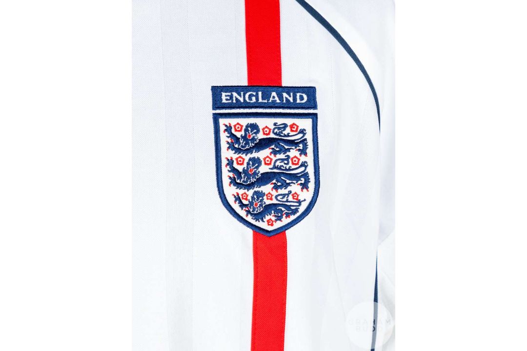 Paul Scholes white No.8 England short sleeved 2002 shirt. - Image 3 of 5
