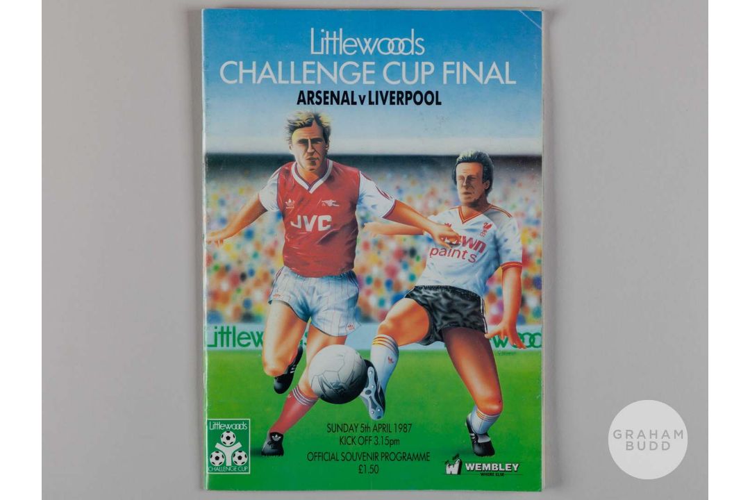 Viv Anderson Arsenal v. Liverpool Littlewoods Challenge Cup (League Cup) winners trophy, 1987 - Image 3 of 4