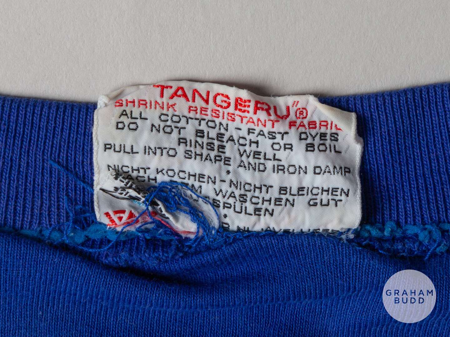 Blue No.11 Chelsea match worn long-sleeved shirt, 1967-68 - Image 5 of 5