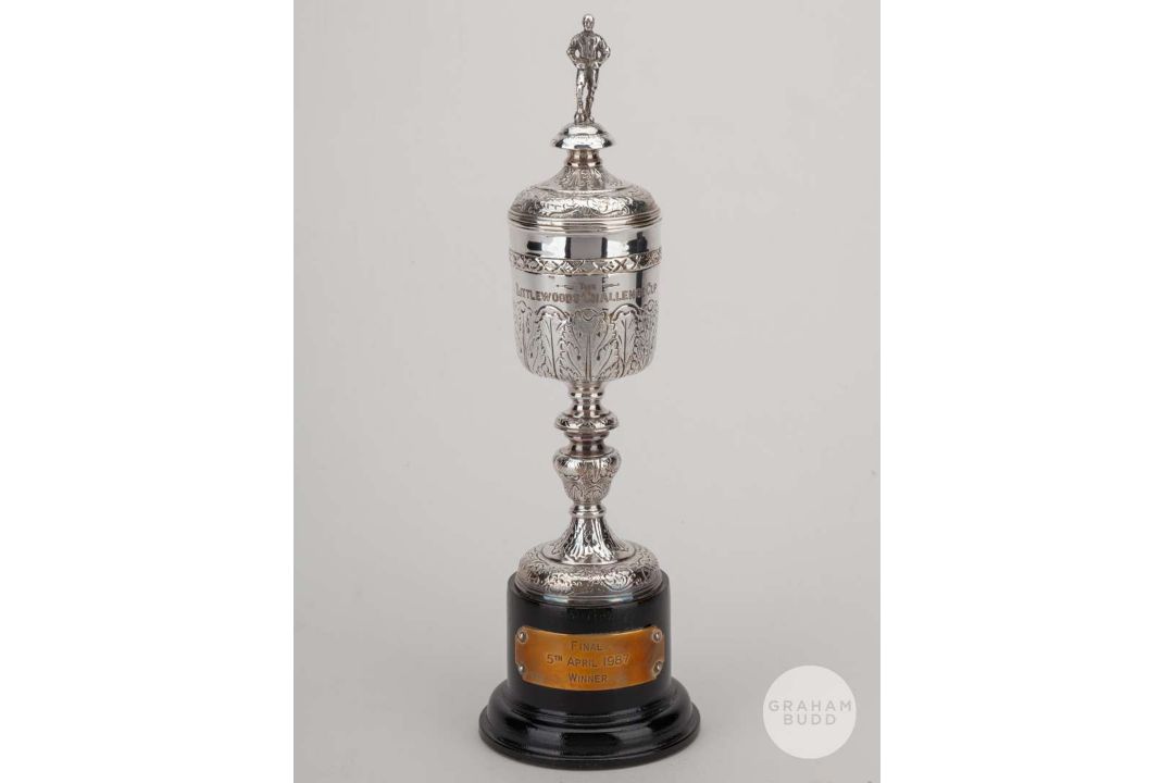 Viv Anderson Arsenal v. Liverpool Littlewoods Challenge Cup (League Cup) winners trophy, 1987 - Image 1 of 4