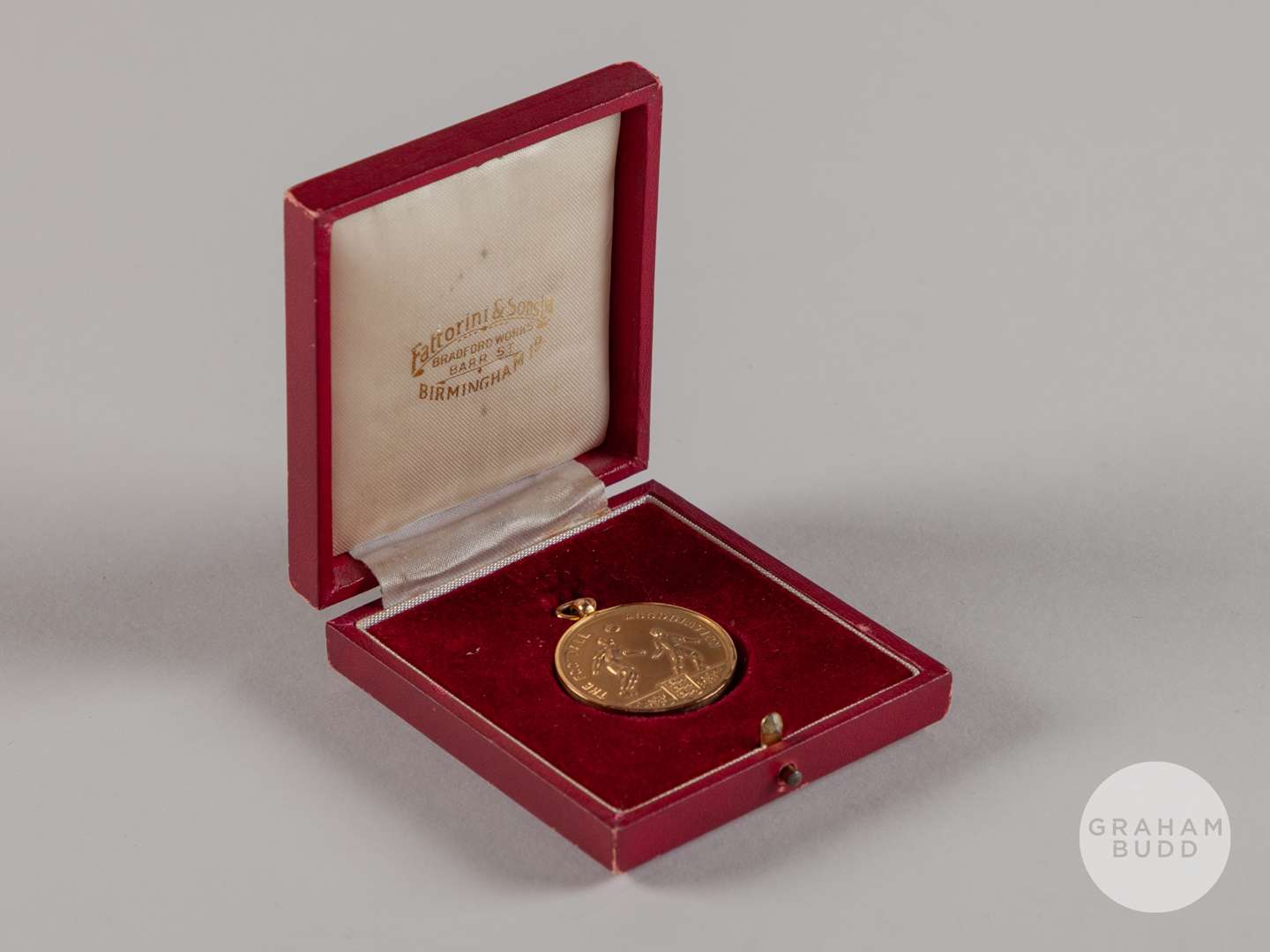 David McCreery 9ct gold Manchester United 1976 F.A.Cup Runners-up medal. - Image 3 of 4