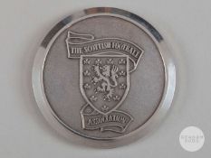 Gordon McQueen a silver Scottish Football Association medal