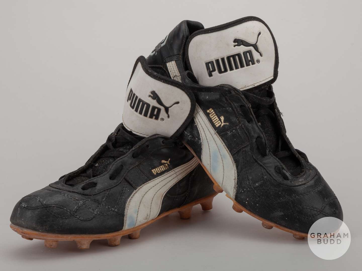 Maradona pair of match issued/worn Puma Diego Maradona, 1996-97.