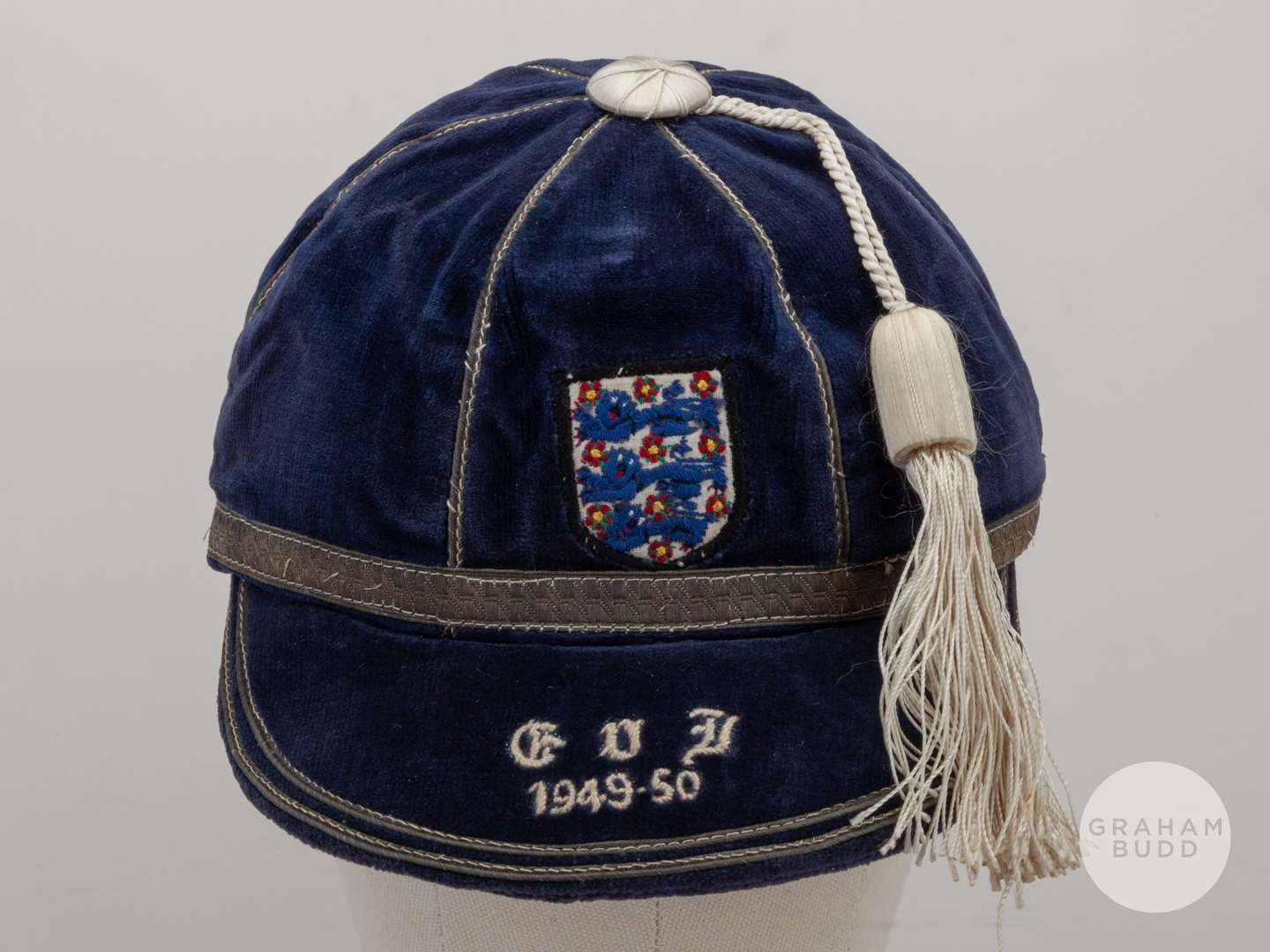 John Aston (Sr) blue England v. Northern Ireland International cap, 1949-50 - Image 2 of 4
