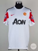 Wayne Rooney white, red & black No.10 Manchester United v. Liverpool short-sleeved shirt, 2011.