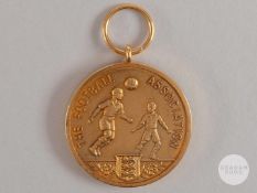 Viv Anderson 9ct gold Sheffield Wednesday v. Arsenal F.A.Cup Runners-up medal, 1992-93