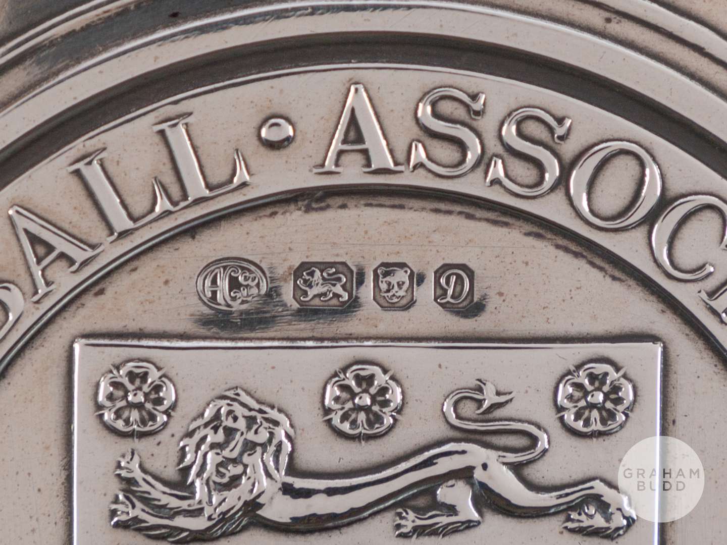 Viv Anderson silver-mounted & bakelite Nottingham Forest v. Ipswich Town Charity Shield plaque, 1978 - Image 2 of 2