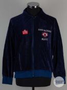 David McCreery rare blue Manchester United training top